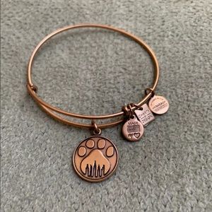Alex and Ani Paw Print Expandable Bangle